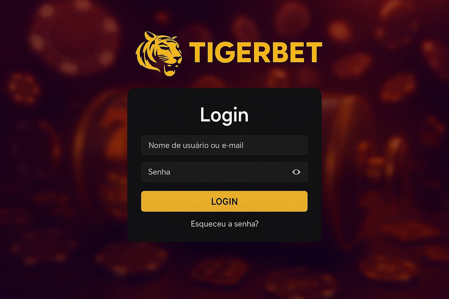 Login no Cassino TIGERBET